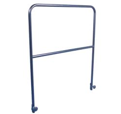 Rekkverk 1x1m, komplett med festeskruer, svart