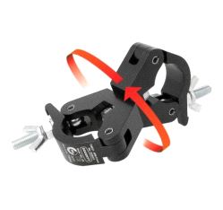 Slimline Swivel Coupler, Doughty T58031 wll 750 kg - black