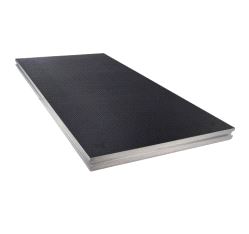 Podie Alu-Rapid, 2x1m svart beiset (innendørs), 1500 kg