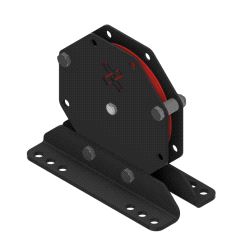 Blokk PSRIG 1-skåret, ELL 300 kg Ø125/150mm inkl. braketter for 100-140mm bjelke