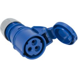 BRU: Kontakt, CEE HUN 2x32A+J 230v 232-6 IP44 (blå)