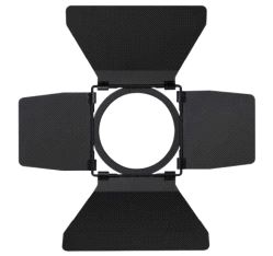 Låvedør 4-bladers, for Luxibel B EXPO100M 100w LED - svart