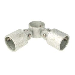 Pipeclamp Corner Swivel Combination 90°, Doughty T16800 - silver