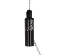 50SV III ZW M12 Female, Reutlinger Cable Holder (4mm-60kg/5mm-90kg) - black