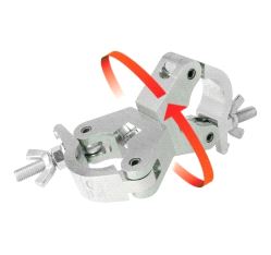 Slimline Swivel Coupler, Doughty T58030 wll 750 kg - silver
