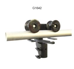 Standard Barrel Trolley Braked, Doughty G1642 wll 75 kg - black