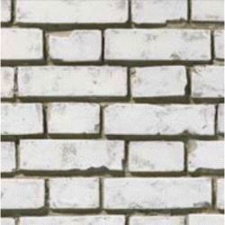 Mursteinsvegg PURE WHITE (1162x968x28mm) EPS x 12stk(ca12m²)