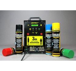 Flame-Jettt® SAFEX "Duo", DMX-styrt flammetårn, farger