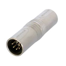Overgang, fra XLR 5-pin HAN til XLR 5-pin HAN (M-M)