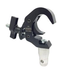 S/L Q/Trigger Clamp With Half Connector, Doughty T45831 wll 100 kg - black