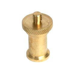 Snap-In 1/4 inch UNC Camera Spigot for Supaclamp, Doughty G1178 - brass