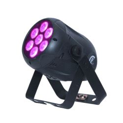 LED armatur, CLF Tricolor mini RGB LED PAR 30° - svart