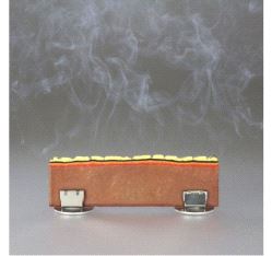 Tåkestriper Standard, brenntid 30 minutter - pakke med 6 stk