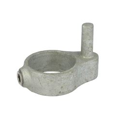 Pipeclamp Gate Hinge, Doughty T14000 - silver