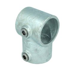 Pipeclamp Short Tee, Doughty T10100 - silver