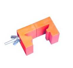 Skjøteprofil rød PVC, Rapid Clip