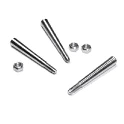 Låsepinner KSF med M8 gjenger og låsemuttere (sett á 12 stk)