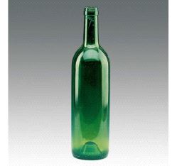Effektglass Gero, Bordeaux vinflaske 0,7 ltr - grønn (12 stk)