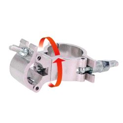 Super Lightweight (32mm) to Atom Swivel Combo, Doughty T58133 wll 100 kg - silver