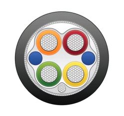 Styrekabel digital, DMX 2par+skjerm Tourflex Datasafe -meter