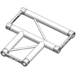 T-stykke, Litec Std FX25S 3-veis flat 25cm (50x1.5mm) horizontal