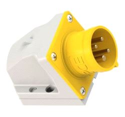 BRU: Støpsel, CEE vegg 16A 110v 4P IP44 Surface Plug (utendørs)