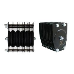 Standard Quin Pulley (100mm) 4mm wire, Doughty T42814 wll 150 kg - black