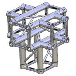 Trosse-kryss Litec Std QH40SAX5 firkant 40cm (48x3mm) 5-veis "X"