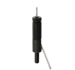 30SV (3mm-102kg) Reutlinger Cable Holder (M8) Male thread side exit - black