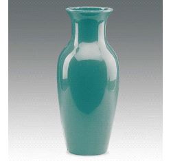 Effektglass Gero, vase H22cm - grønn keramikk (9 stk)