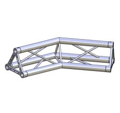 Hjørne, Litec Std TX25SA 2-veis trekant 25cm (50x1.5mm) 135°