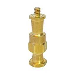 Snap In Spigot (16mm x 1/4 inch) for Supaclamp, Doughty G1181 - brass