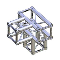 T-stykke, Litec Std QX25SA 4-veis firkant 25cm (50x1.5mm)