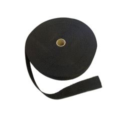Kantebånd - Webb polyprop 50mm/1,3 Sort - meter