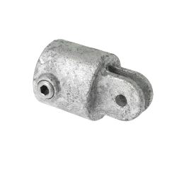 Pipeclamp Swivel Female Section, Doughty T17300F - silver