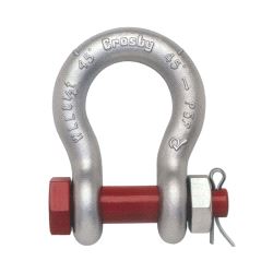 Crosby® 2130 Carbon Bolt Type Anchor Shackle w Safety pin