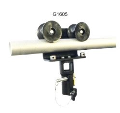 Slimline Barrel Trolley, Doughty G1605 wll 75 kg - black