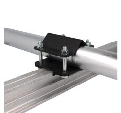 Studio Rail 60 to 48mm Tube Bracket, Doughty T84180 wll 100 kg - black