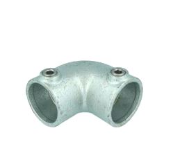 Pipeclamp Elbow 90°, Doughty T12500 - silver