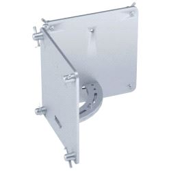 Hjørne, Litec Std QX40SA ADJ 2-veis firkant 40cm (50x2mm) 0/180°