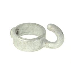 Pipeclamp Hook, Doughty T18200 - silver