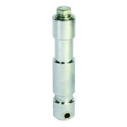 Long Shank TV Spigot-Steel (28mm) Doughty T74700 (M10) - silver
