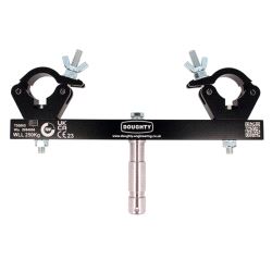 Solid Fixed Truss Adaptor, Doughty T55805 wll 250 kg - black