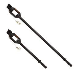 Double Ended Drop Arm (1000mm) Doughty T45500 wll 100kg - black