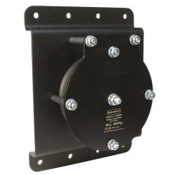 Heavy Duty Pulley-Wall Mounting Plate (200mm) Doughty T42999 wll 600 kg - black