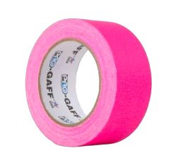 Fluoriserende tape, Le Mark Pro-Gaffer 48mm x 25m rosa