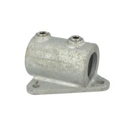 Pipeclamp Side Palm Fixing 3 Hole, Doughty T14600 - silver