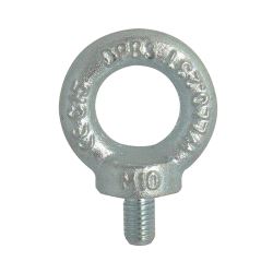 Steel Eye Bolt (M10 Large Eye) Doughty T39802 wll 230 kg DIN 580 - silver