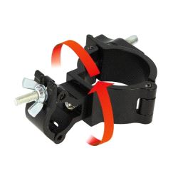 Super Lightweight (25mm) to Atom Swivel Combo, Doughty T5813201 wll 100 kg - black