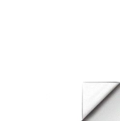 Lerret frontproj. uperf. OPERA® White B=202cm PVC B1 - m